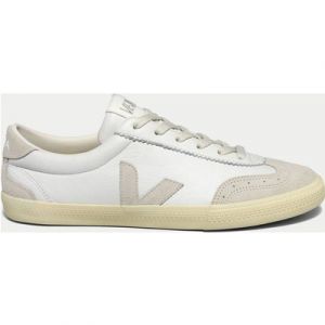 Veja Volley Leather - White Natural - Size: UK 8