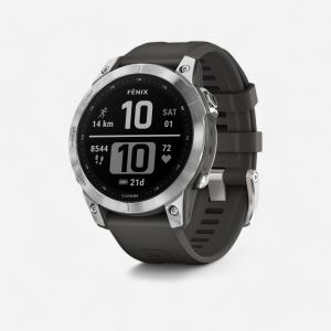 Second Life - Garmin Fenix 7 GPS Smartwatch Silver Grey - Excellent