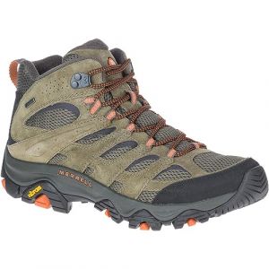 Merrell Men's Moab 3 Mid GTX-Olive Boat Shoe