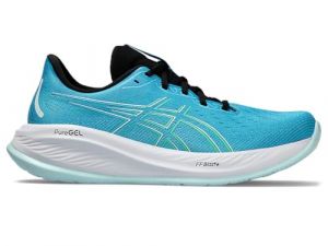 ASICS Gel Cumulus 26 Mens Running Trainers Road Shoes Blue/Green 8 (42.5)