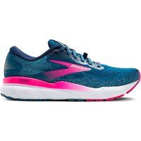 Brooks Ghost 16 GTX Womens Running Shoes - Moroccan Blue/Pink/Yellow / UK5.5 / Standard 1B