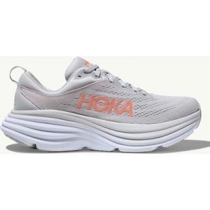 HOKA Women's Bondi 8 Road Running Shoes - Harbour Mist/Lunar Rock - UK 5.5 - Grey