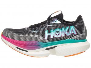 HOKA Cielo X1 Unisex Shoes Black/Electric Aqua