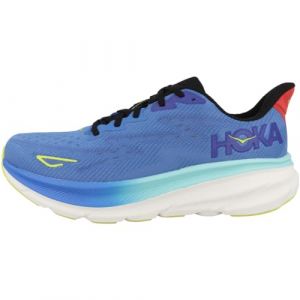 Hoka One One Mens Clifton 9 Textile Virtual Blue Cerise Trainers 11 UK