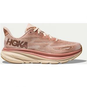 HOKA Women's Clifton 9 Road Running Shoes - Sandstone/Cream - UK 7.5 - Brown