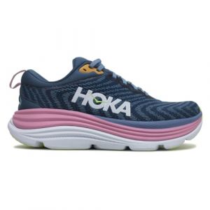 Hoka One One Womens Gaviota 5 Textile Synthetic Real Teal Shadow Trainers 5 UK