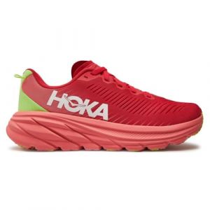 Hoka One One Womens Rincon 3 Mesh Cerise Coral Trainers 6.5 UK