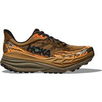 Hoka Stinson 7 Trail Running Shoes - Honey/Antique Olive / UK11 / Regular