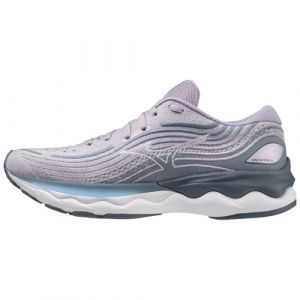 Mizuno Womens Wave Skyrise 4 Running Shoes WST/White/ChBl 6.5