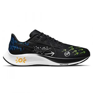 NIKE Air Zoom Pegasus 38 Men's Trainers DM3274 (Black/Action Green 001) UK 9 (EU 44)