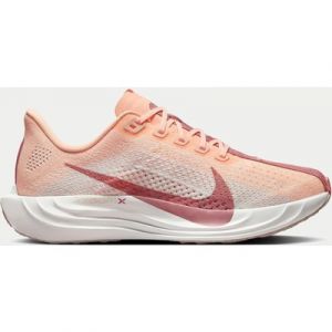 Nike Women's Pegasus Plus Road Running Shoes - Crimson Tint/Pure Platinum/Red Stardust/White - UK 8 - Pink