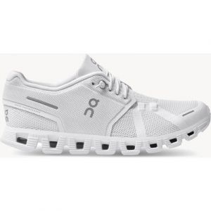 ON Running Women's Cloud 5 Trainers - All White -  Size: UK 7