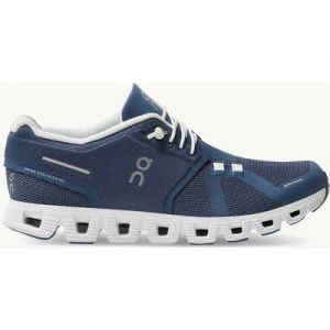 ON Running Women's Cloud 5 Trainers - Denim/White - UK 7 - Blue