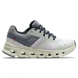 On Womens Cloudrunner Textile Synthetic Frost Aloe Trainers 3.5 UK