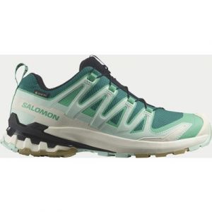 Salomon Women's XA Pro 3D V9 Gore-Tex Trail Shoes - Deep Lake/Electric Green/Vanilla Ice -  Size: UK 8