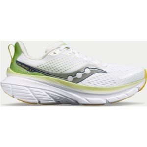 Saucony Women's Guide 17 Road Running Shoes - White/Fern -  Size: UK 8