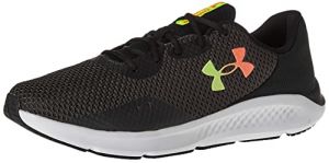 Under Armour Mens Charged Pursuit 3 Trainers Grey/Black/Oran 7