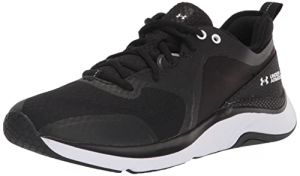 Under Armour HOVR Omnia Womens Training Shoes Black/White 6.5 (40.5)