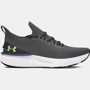 Men's  Under Armour  Shift Running Shoes Castlerock / White / Morph Green 12