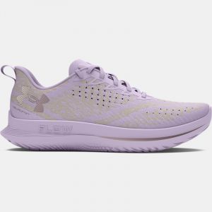 Women's  Under Armour  Velociti 4 Running Shoes Salt Purple / Salt Purple / Tetra Gray 6.5