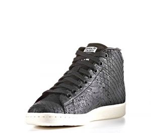 adidas Originals Womens Womens Stan Smith Mid Trainers in Black - UK 5.5