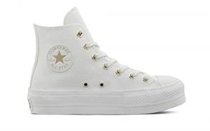 CONVERSE Women's Chuck Taylor All Star Lift Platform Mono White Sneaker