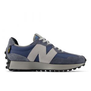 New Balance Unisex 327 in Grey/Blue Suede/Mesh