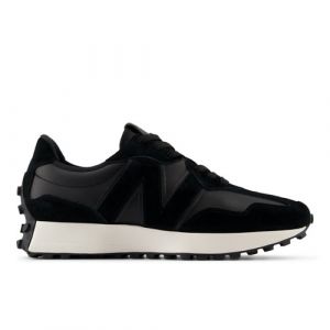 New Balance Unisex 327 in Black Suede/Mesh