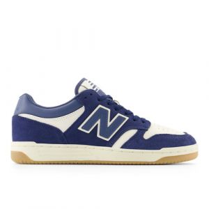 New Balance Unisex 480 in Blue/Beige Leather