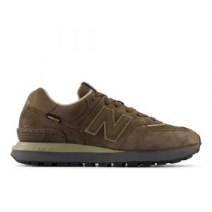 New Balance Men's 574 LEGACY in Brown/Green Leather