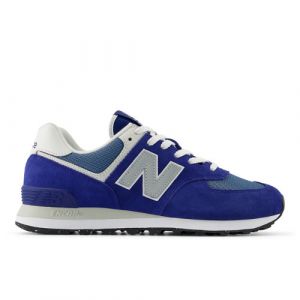 New Balance Unisex 574 in Blue/Grey Suede/Mesh