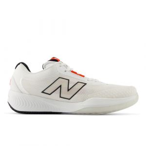 New Balance Men's FuelCell 996v6 in White/Black/Red Synthetic