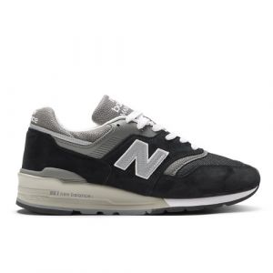 New Balance Unisex Made in USA 997 Core in Black Suede/Mesh