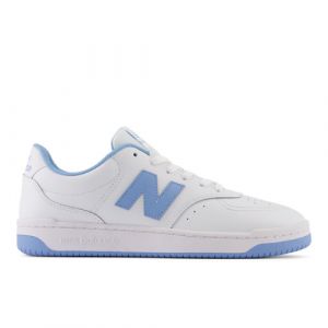 New Balance Unisex BB80 in White/Blue Leather