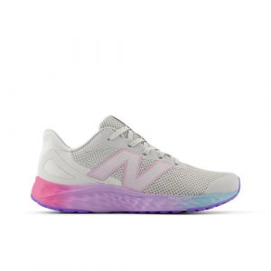 New Balance Kids' Fresh Foam Arishi v4 in Grey/Pink/Purple Synthetic