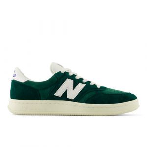 New Balance Men's T500 in Green/Beige/White Leather