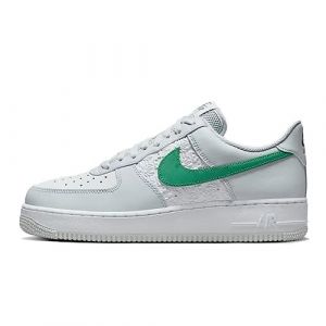 NIKE Air Force 1 '07 Men's Trainers Sneakers Leather Shoes FD0667 (Pure Platinum/Iron Grey/White/Stadium Green 001) UK6 (EU40)