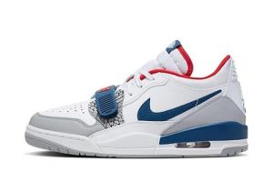 NIKE Air Jordan Legacy 312 Low Men's Trainers Sneakers White/Frech Blue/Wolf Grey CD7069-104 UK 12 (EU 47.5)