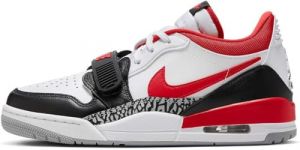 NIKE Air Jordan Legacy 312 Men's Trainers Sneakers Basketball Fashion Shoes CD7069 (White/Black/Wolf Grey/Fire Red 160) UK12 (EU47.5)