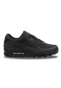 NIKE Air Max 90 Men's Trainers Sneakers Fashion Shoes DZ4504 (Black/Light Crimson/Black 003) UK8.5 (EU43)