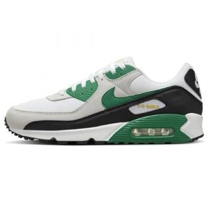 NIKE Air Max 90 Men's Trainers Sneakers Shoes FB9658 (White/Malachite/Black 102) UK 7 (EU 41)