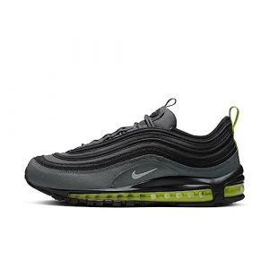 NIKE Air Max 97 Men's Fashion Trainers Sneakers Shoes DZ4497 (Iron Grey/White/Volt/Black 001) UK6 (EU40)