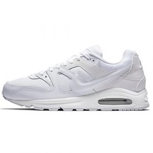 NIKE AIR MAX Command Men's Trainers Sneakers Shoes 749760 (White/Metallic Silver/White 102) UK10 (EU45)