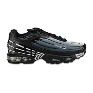 NIKE Air Max Plus III TN Men's Trainers Sneakers Leather Shoes DJ4600 (Black/White/Black 101) UK6.5 (EU40.5)