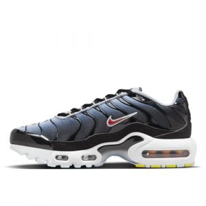 NIKE Air Max Plus GS Great School Trainers Sneakers Fashion Shoes CD0609 (Black/Blue Tint/Light Smoke Grey/Rugged Orange 023) Size UK4.5 (EU37.5)