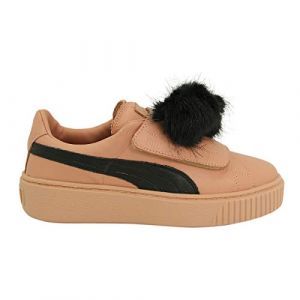 Puma BASKET PLATFORM STRAP POM POM Women Sneakers shoes