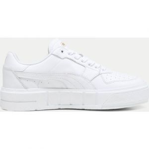 PUMA Women's Cali Court Leather Trainers - White -  Size: UK 8