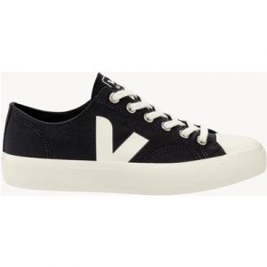 VEJA Women's Wata II Low Canvas Trainers - Black Pierre -  Size: UK 8