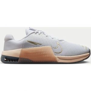 Nike Women's Metcon 9 Training Shoes - White/Metallic Gold Grain/Sanddrift -  Size: UK 8