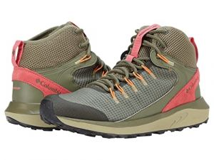 Columbia Trailstorm Mid Waterproof Stone Green/Wild Salmon 5.5 D - Wide